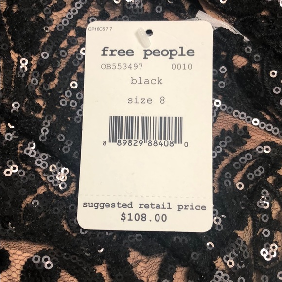 FREE PEOPLE Night Shimmers Mini Dress - Picture 14 of 14